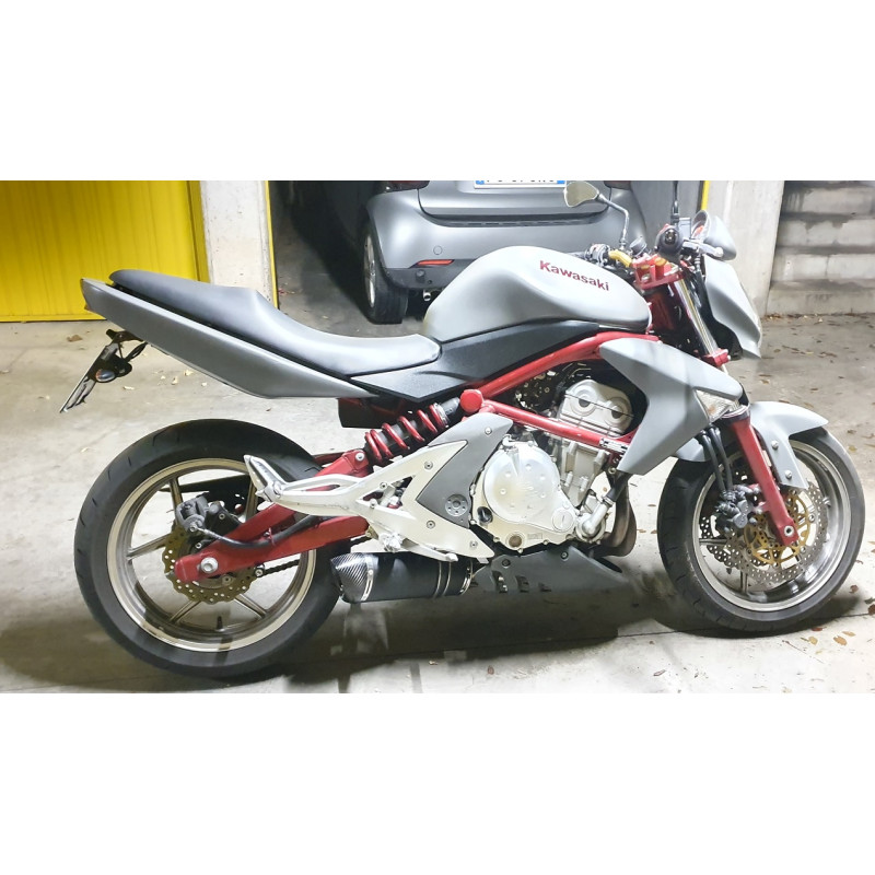 Og indrømme Fil Exhaust for Kawasaki ER6N 2005-2011 Special Titanium Black