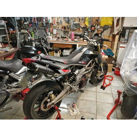 Doublefire Titanium Black Roadsitalia Aprilia Dorsoduro 750