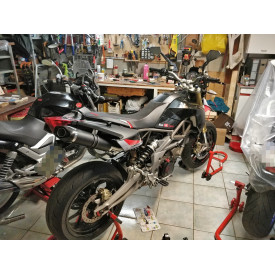 Doublefire Titanium Black Roadsitalia Aprilia Dorsoduro 750