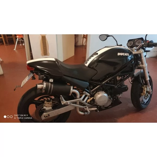 Short Titanium Black Alto Roadsitalia Ducati Monster 600 620 695 750 800 900 1000 S4