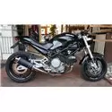 Short Titanium Black Bajo Roadsitalia Ducati Monster 600 620 695 750 800 900 1000 S4