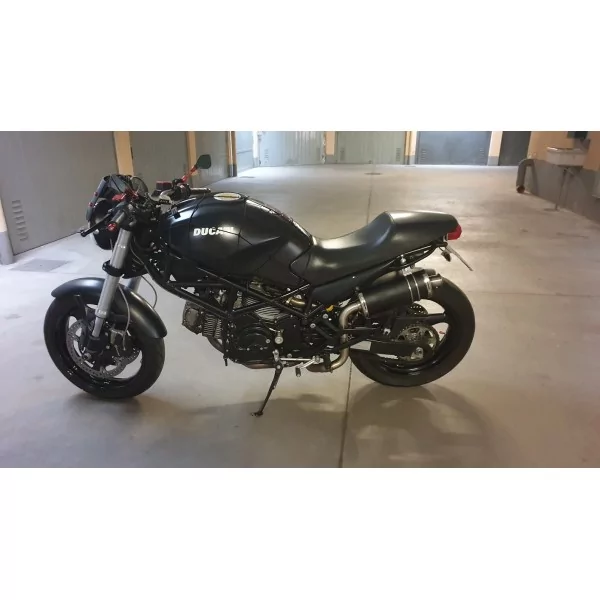 Short Titanium Black Alto Roadsitalia Ducati Monster 600 620 695 750 800 900 1000 S4