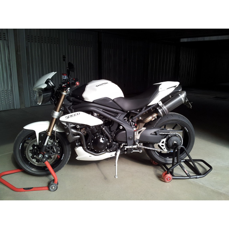 2 COPPIE FRECCE NERE 2 CORTE 2 LUNGHE UNIVERSALI OMOLOG TRIUMP Speed Triple 1050